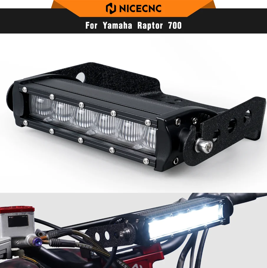ATV Front LED Headlight Head Light 30W with Mounting Brackets For Yamaha Raptor 700 7000R 90 125 250R 350 YFM90R 50 Accessories