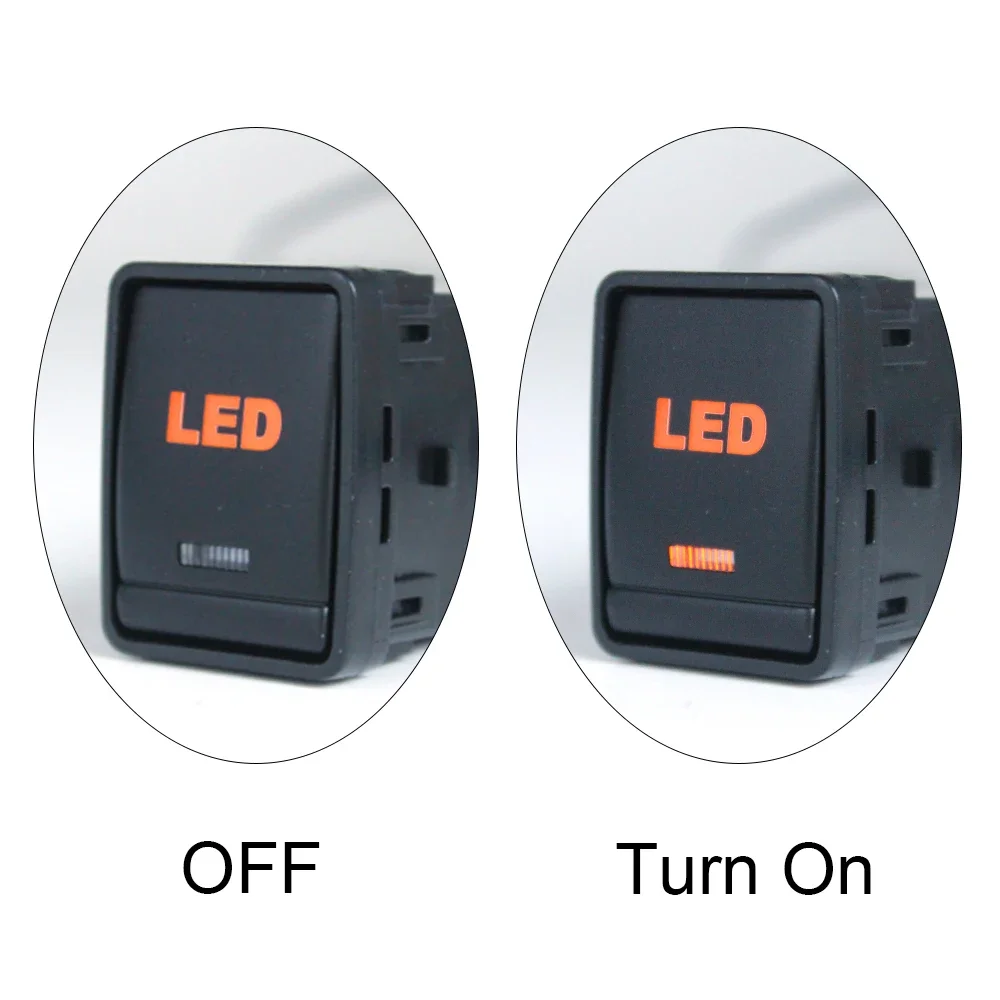 Car LED DRL Light Radar Power On Off Camera Mirror heated Switch Button For Nissan XTRAIL T32 rogue QASHQAI J11 Serena C26 C27