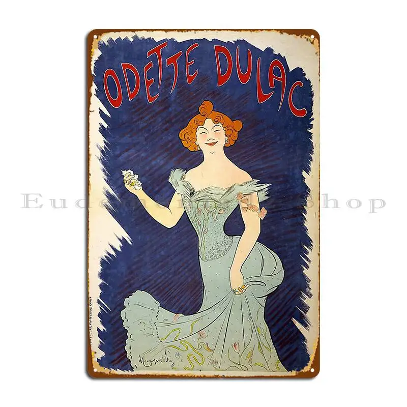 Leonetto Cappiello Odette Dulac 1903 Vintage Poster Metal Sign Retro Create Living Room Kitchen Design Tin Sign Poster