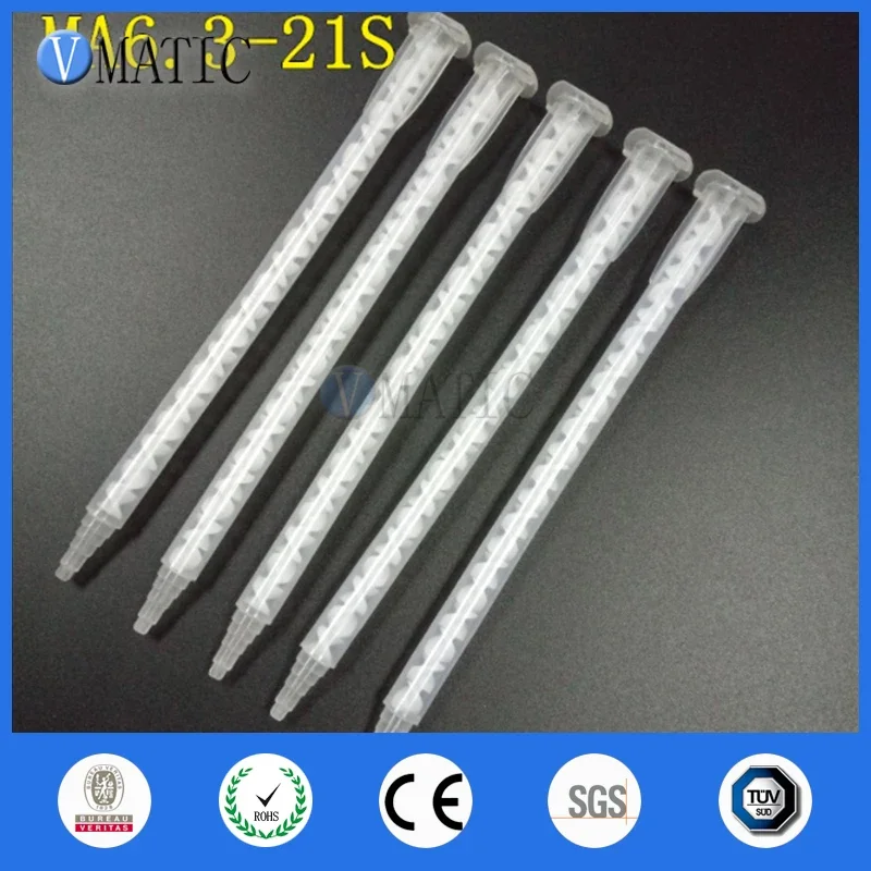 Free Shipping High Quality Resin Static Mixer MA6.3-21S Mixing Nozzles For Duo Pack Epoxies