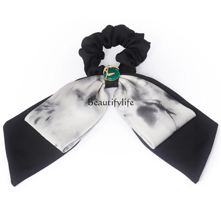 

High-End Fabric Bowknot Headband Chinese Style Elegant Headdress