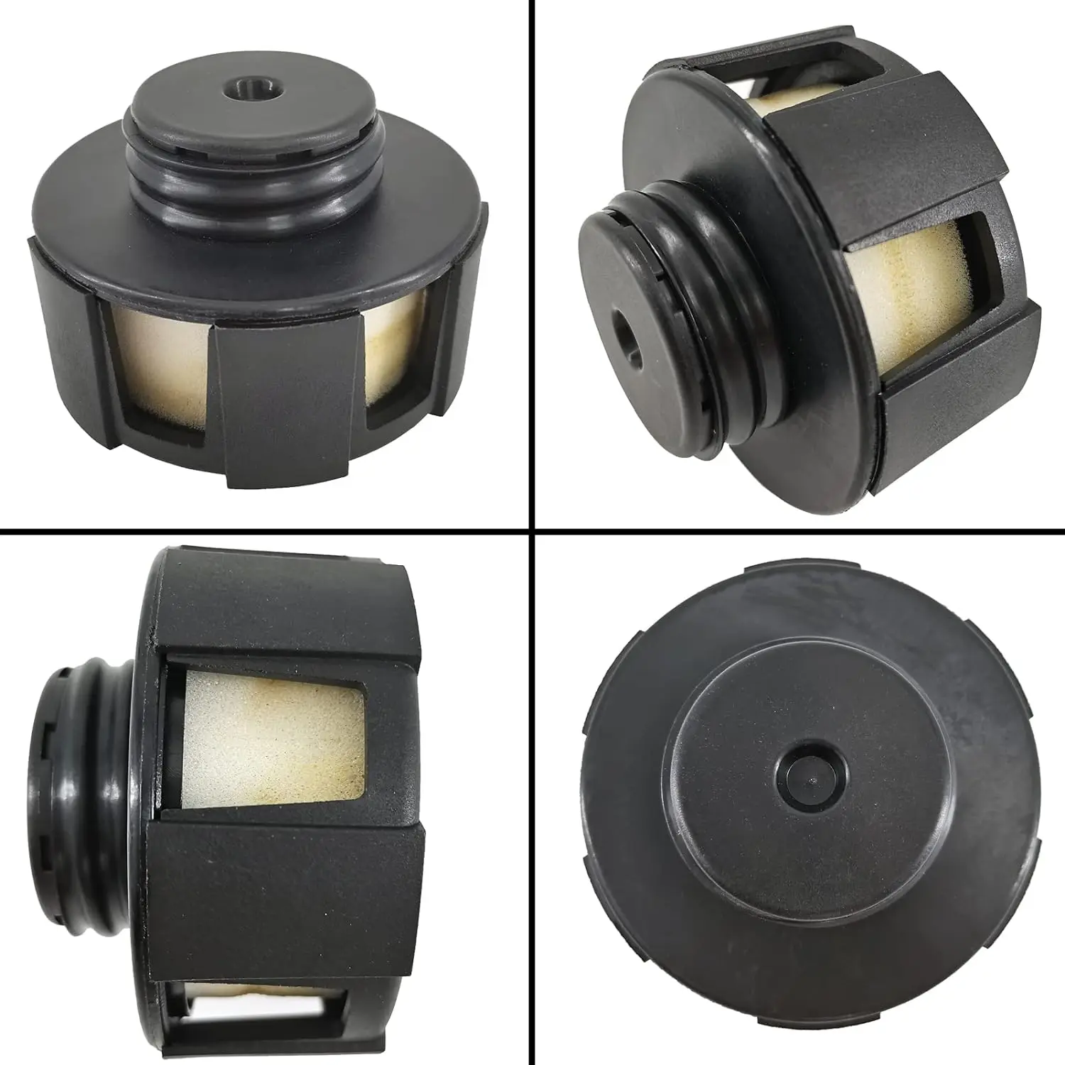 Inner & Outer Air Filter + Hydraulic Oil Vent Cap fit for Bobcat T550 T590 S530 S550 S570 S650 Replace 7221934 7286322 6727475