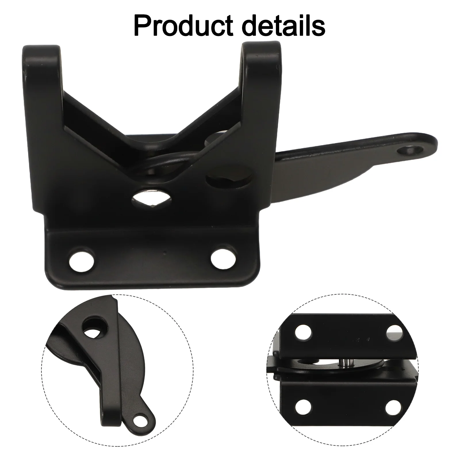 قفل بوابة قابل للتعديل، مزلاج سياج الحديقة لحماية الحديقة، استخدام جميع الأحوال الجوية، ميزة السحب التلقائي، سهلة التركيب #3