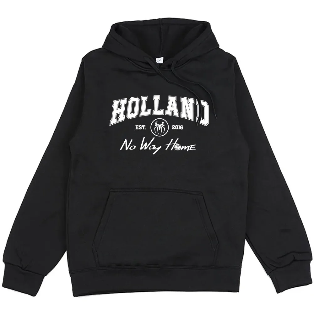 

Tom Holland EST 2016 Hoodies No Way Home Letter Printing Sweatshirts Long Sleeve Casual Winter Pullovers Hooded Men Clothing