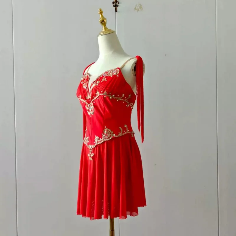 Ballet Cupid Performance Dress Professional Edition Short Skirt Tailored