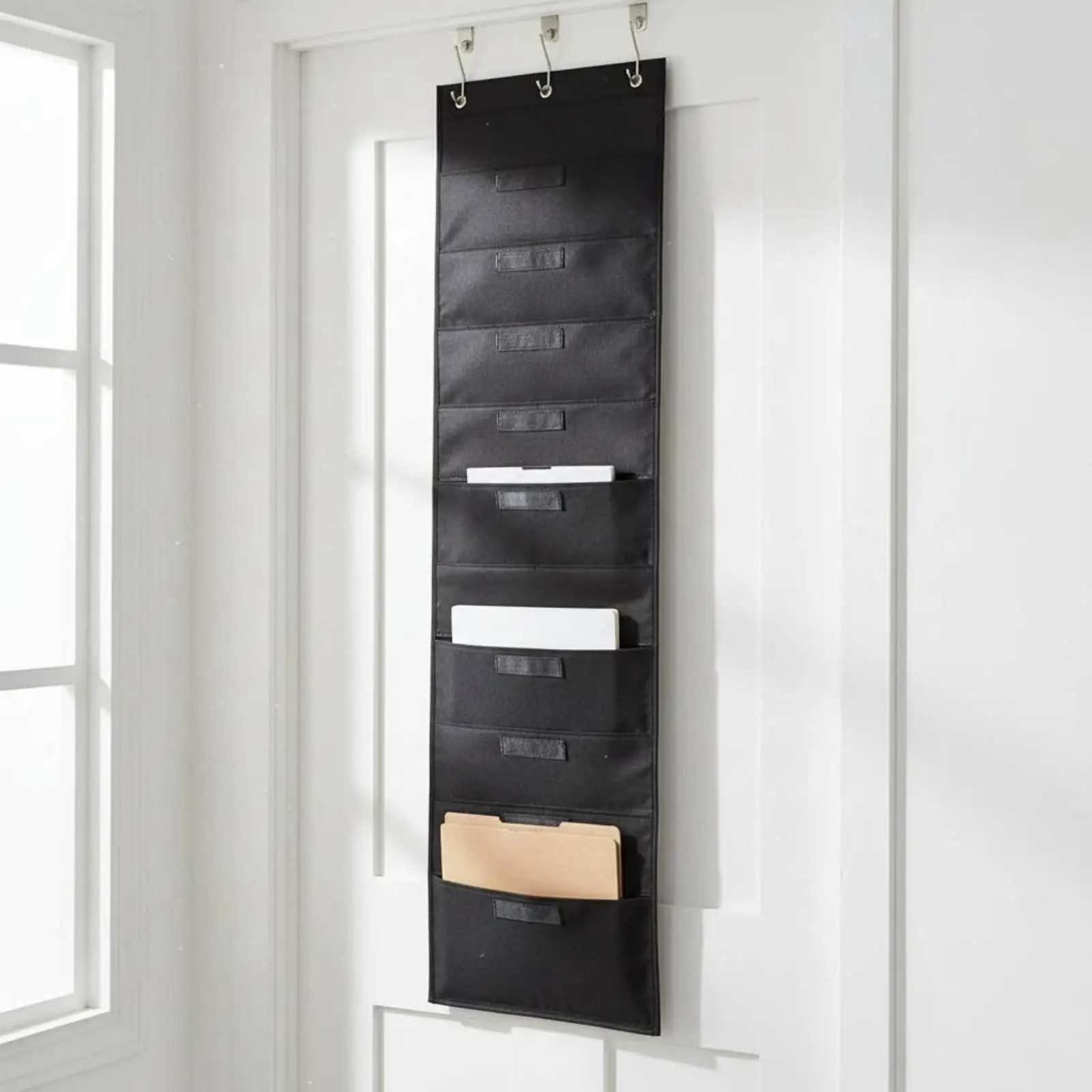 Wall Hanging Organizer Heavy Duty Labeled Hanging File Folder Organizer Document Folder Organizer for Office School Dorm Door Wall Hanging Organizer Heavy Duty Labeled Hanging File Folder Organizer Document Folder Organizer for Office School Dorm Door