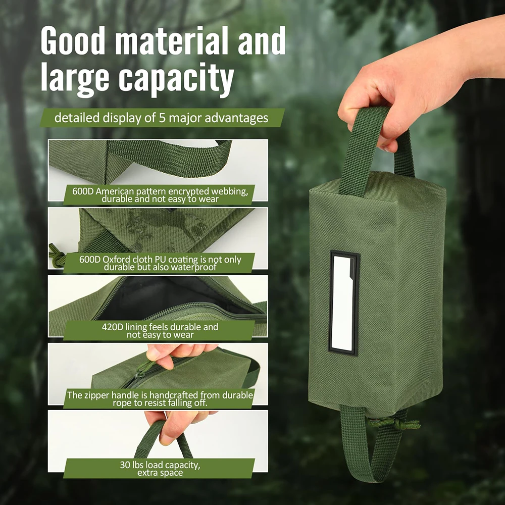 Tactical Ammo Bag Bullet Shell Box for Pistol Rifle Hunting Shooting Ammunition Cartridge Storage Case EDC Tool Pouch with Patch