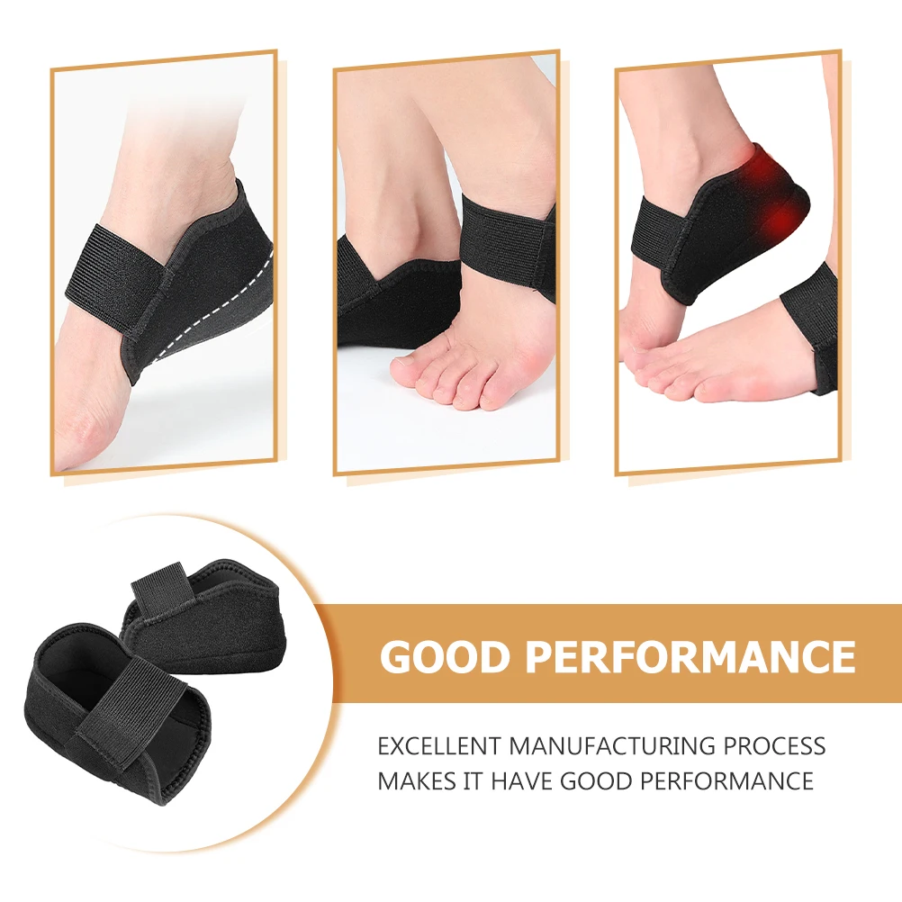 

1Pair Silicone Heel Cushion Flexible Elastic Breathable Protective Heel Cover Pain Relief Support for Sports Work Shoes