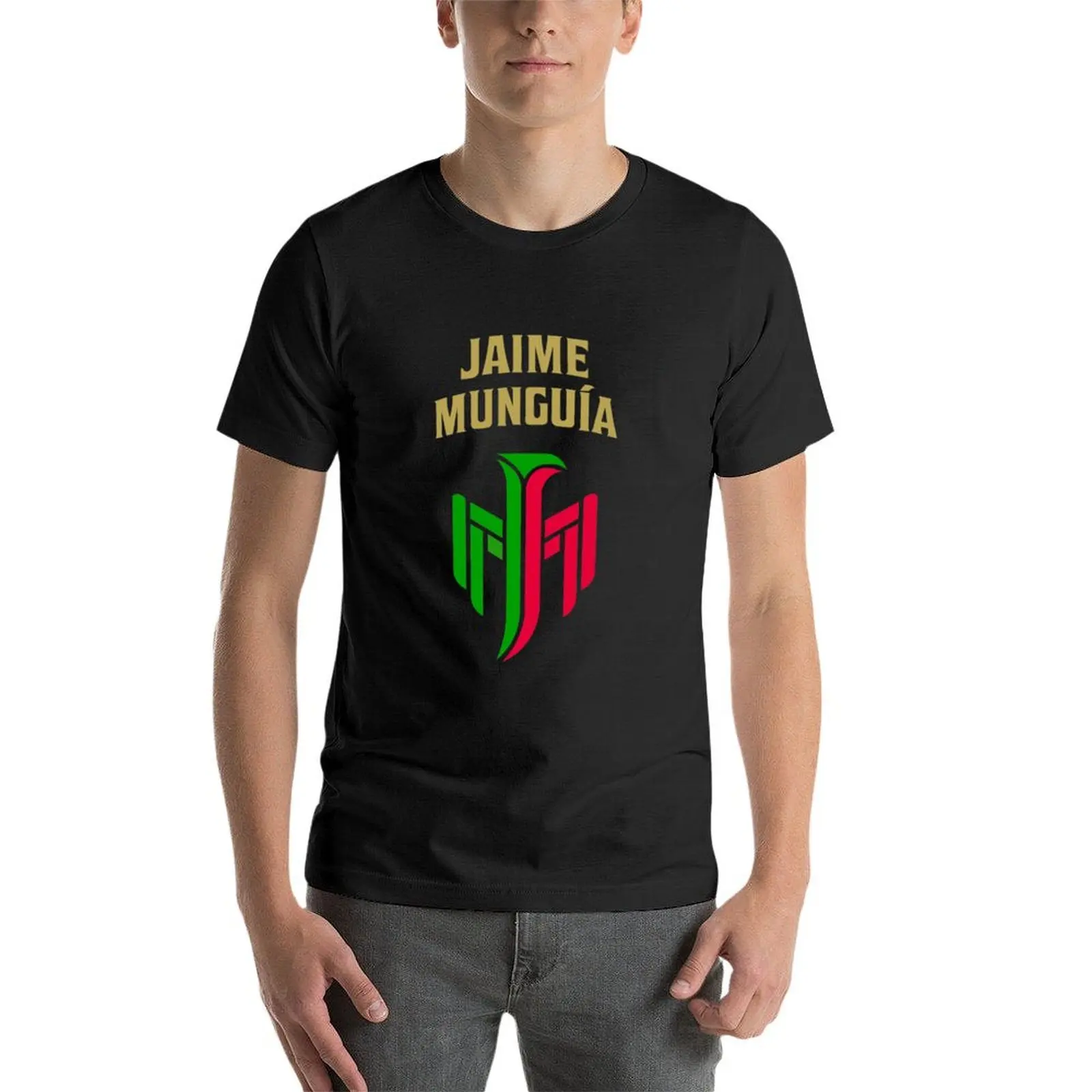 Jaime Munguia T-Shirt Korte Mouw Tee Douane Ontwerp Uw Eigen Nieuwe Editie Oversized T-Shirt Heren