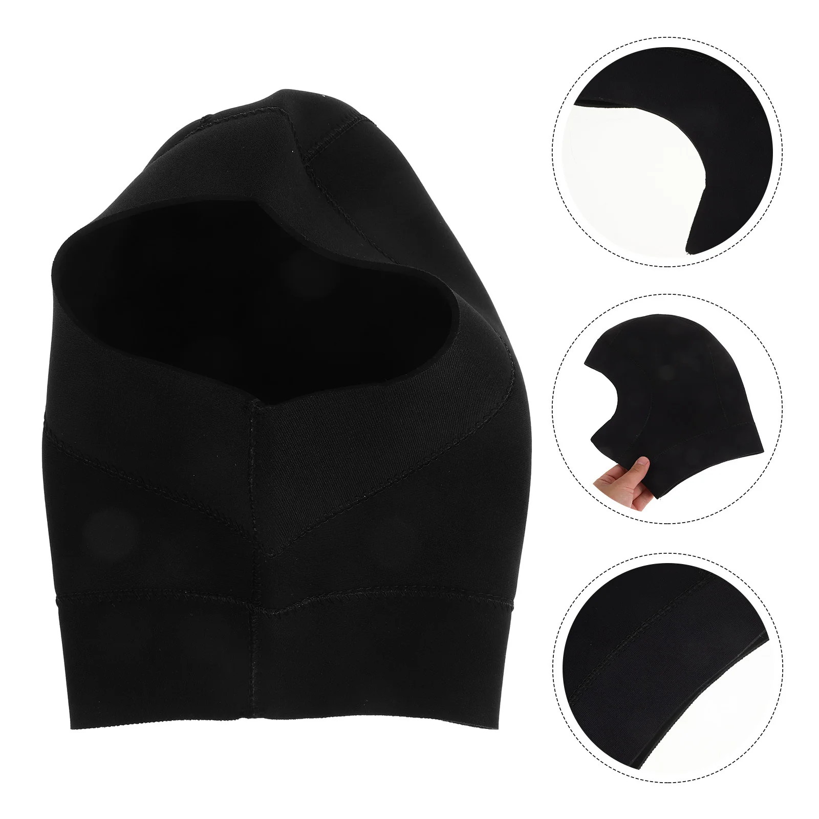 

Neoprene Diving Hood Swimming Cap Snorkeling Full Head Cover Warm Bathing Hat Outdoor Surfing Swim Cap Swimming Caps