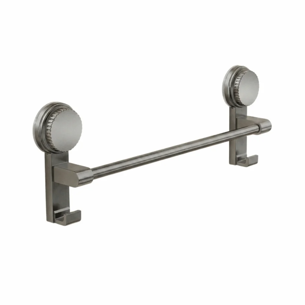 Suction Cup Style Towel Storage Rack No-Drill Single/Double Bar Towel Bar Multi-functional Wall-Mounted Storage Shelf Apartment