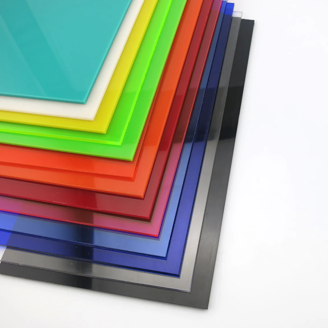 1Pcs Colored Plastic Sheet 100*200mm Thick 2.3mm Plastic Board For DIY Building Model Craft Picture Frame Processing