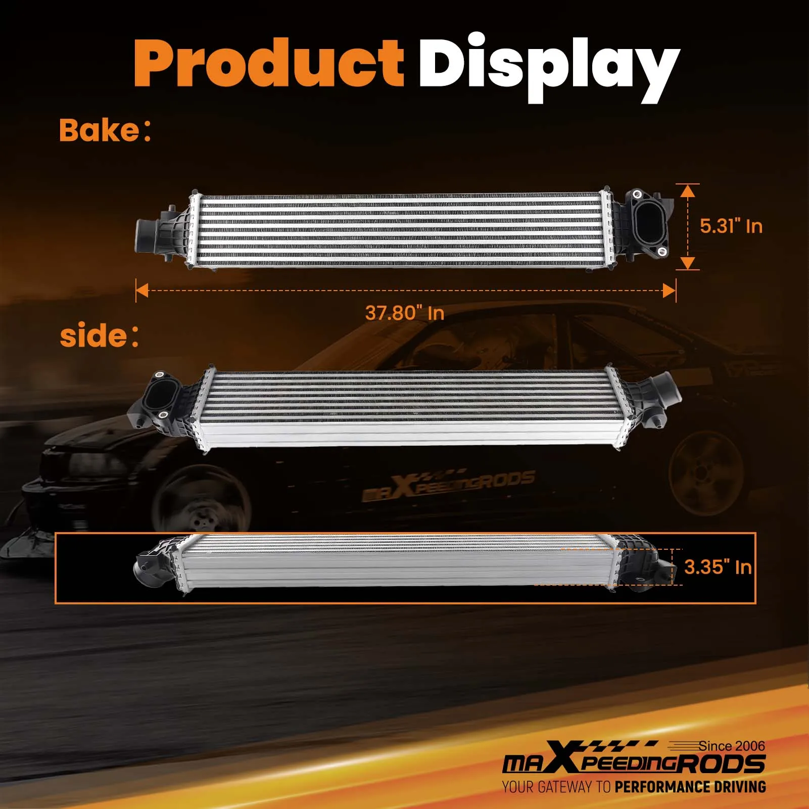 

Интеркулер для Honda Accord 2018-2022 L4 1.5L с турбонаддувом