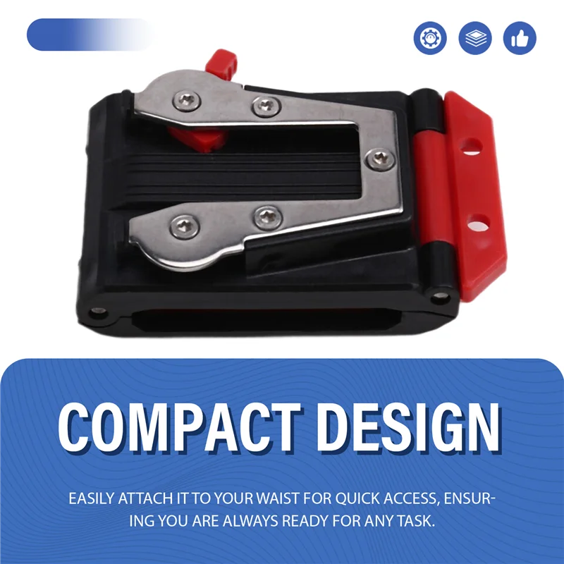 Perceuse électrique PORK-M12, Kit de déverrouillage suspendu à dégagement rapide avec boucle de taille Portable, rangement pour outils professionnels, accessoires