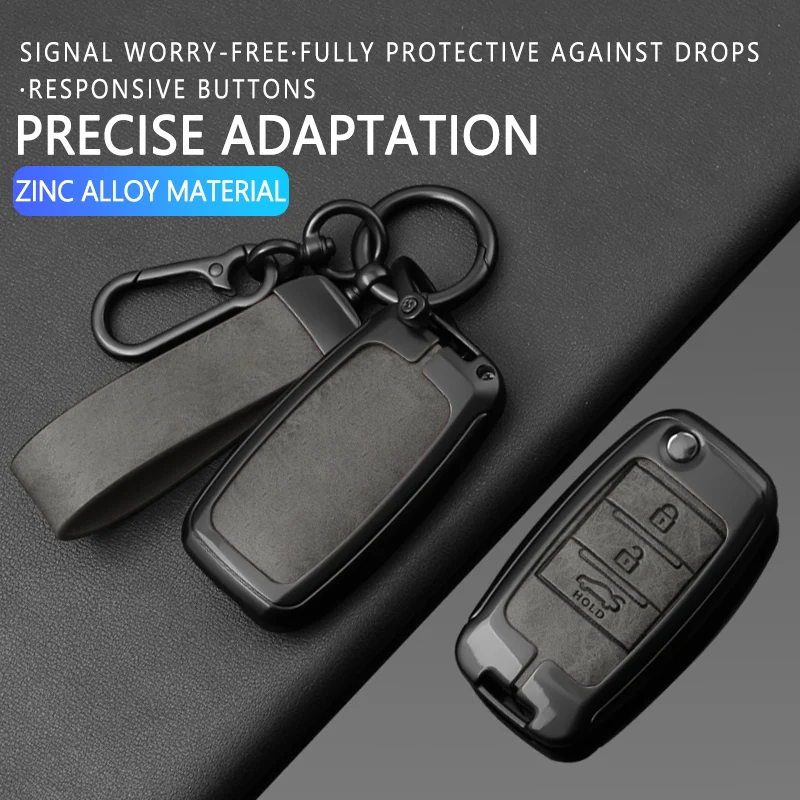 Zinc Alloy Leather Car Key Bag Case Shell For Kia Sportage Cerato Optima K2 K3 K4 K5 Rio Picanto K2 Soul Sorento Ski Sedona 2016