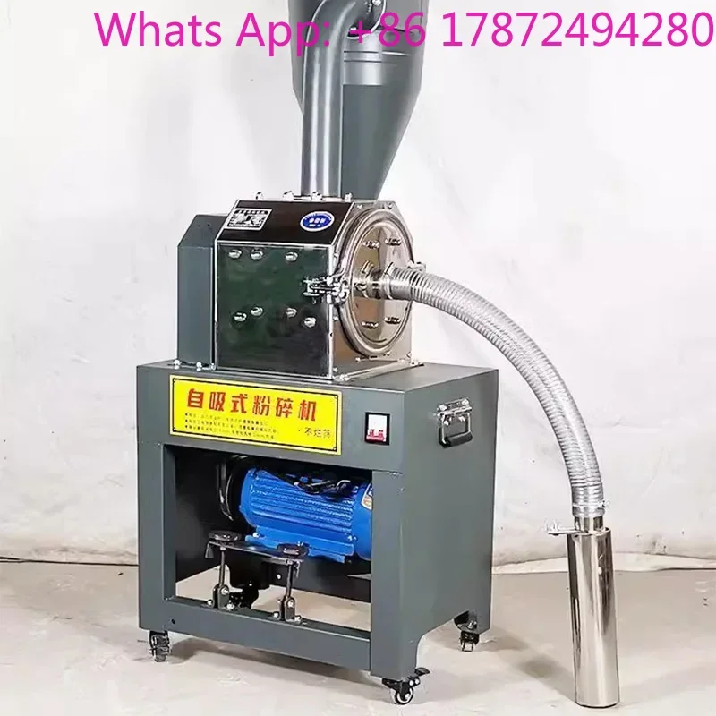 Stainless Steel Self Priming Animal Feed Straw Hammer Maize Grinding Mill Forage Corn Crusher Grain Grinder Machine 500KG/H