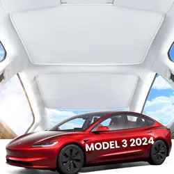 Tetto parasole per Tesla Model 3 2024 parasole per tetto Design No-Sag per accessori Tesla Model 3 Highland