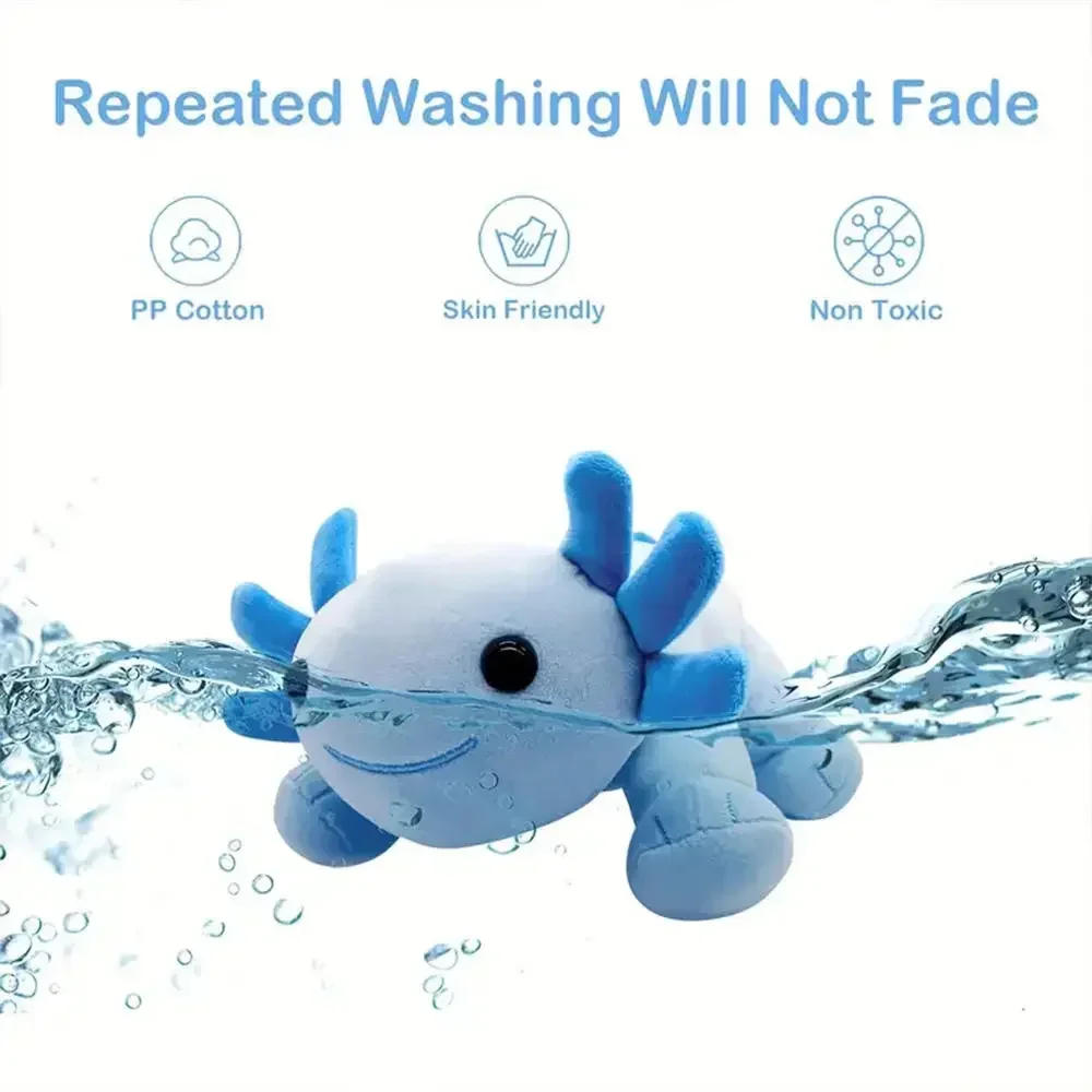 25 cm Kawaii Cartoon Salamander Doll Axolotl Peluche Peluche Peluche Bambola Bambino Bambini Regalo di compleanno Room Decor