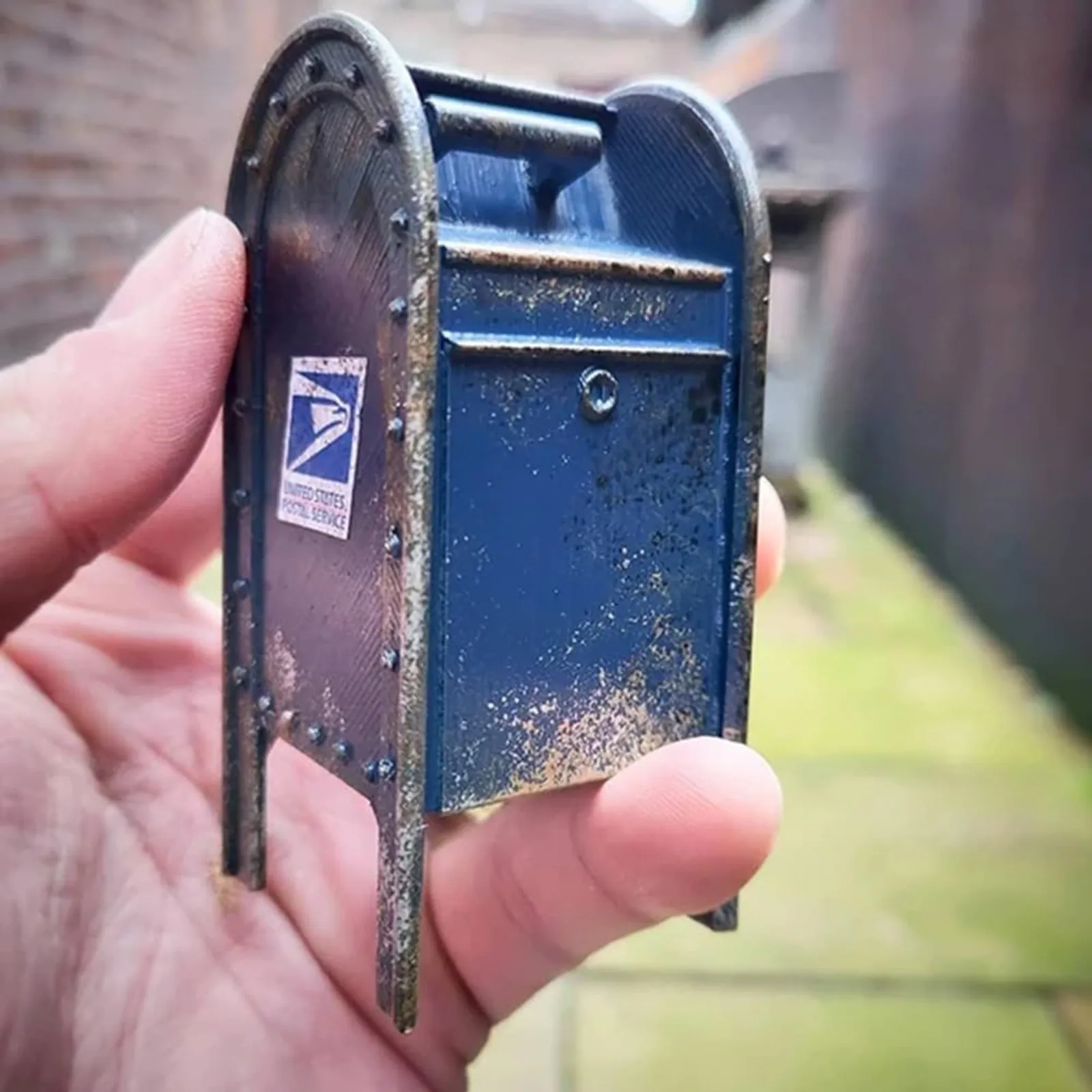 الإبداعية اليدوية مصغرة الأمريكية Payphone خمر مصغرة Payphone كشك صندوق البريد نموذج الديكور، ديكور دمية صغيرة