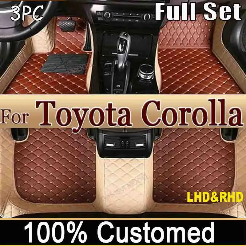 

Автомобильные коврики для Toyota Corolla E210 210 2024 2023 2022 2021 2020 2019, автомобильные аксессуары, пользовательский чехол, водонепроницаемый коврик против грязи