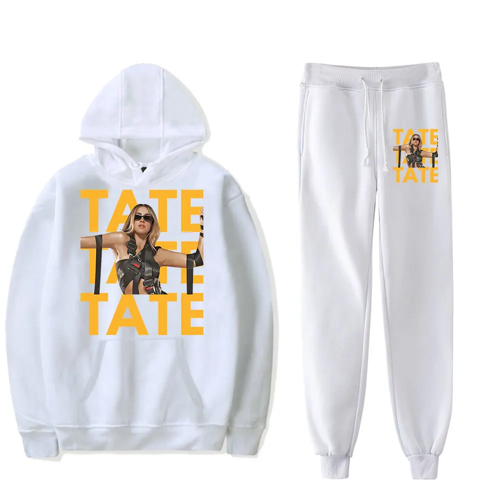 Tate McRae Miss Possessive Tour 2025 Vintage 90s PULLOVER Fashion Merch Hoodies Set Men Women Hoodies Pants Two-Piece Sport