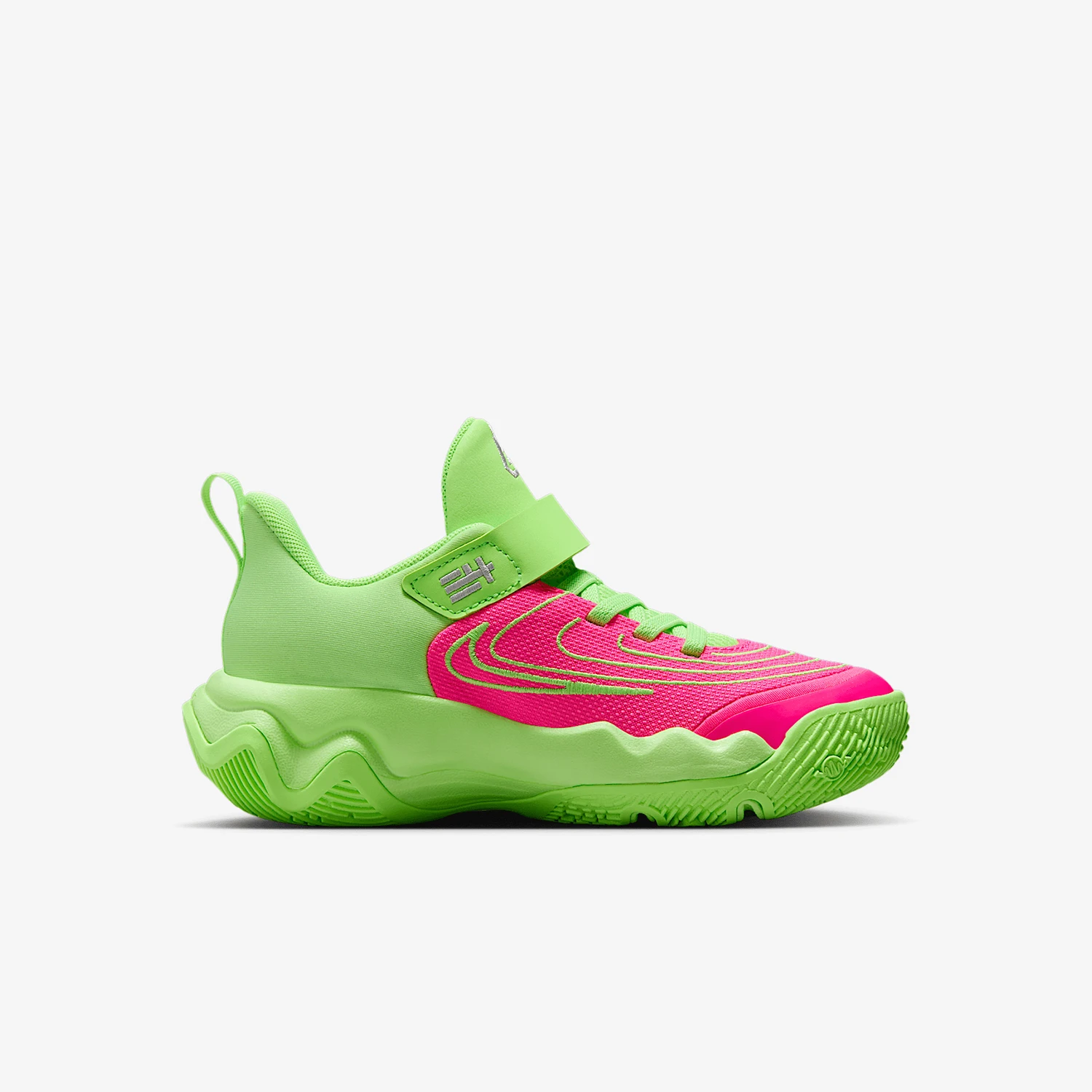 حذاء كرة السلة Nike Genuine 2025 للأطفال بشريط فيلكرو FZ6733-304 #3