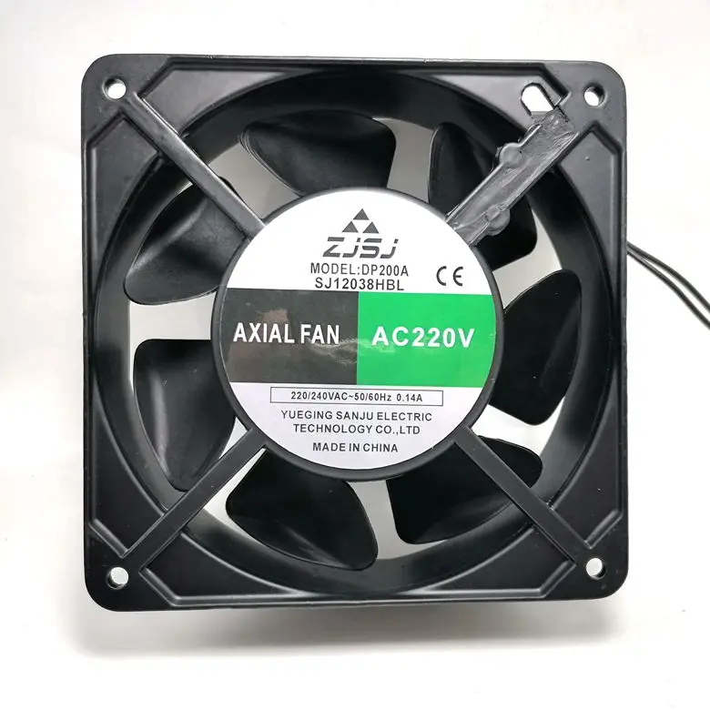 

SJ12038HBL AC 220 В 0,14 А 120x120x38 мм 2-проводной охлаждающий вентилятор для сервера