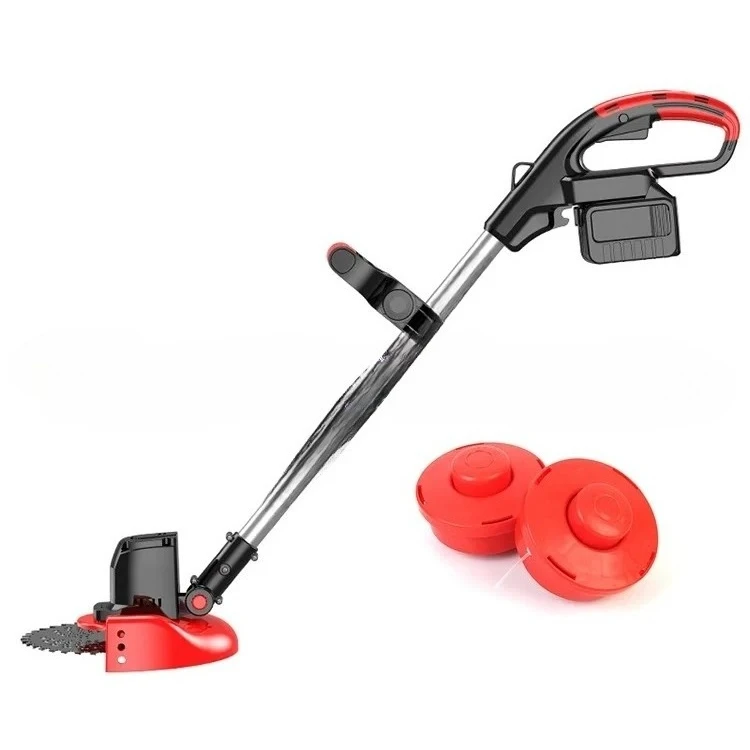 24V Electric Grass Trimmer Cordless Mower Hedge 800W Garden Trimmer Rechargeable Portable Trimming Tool