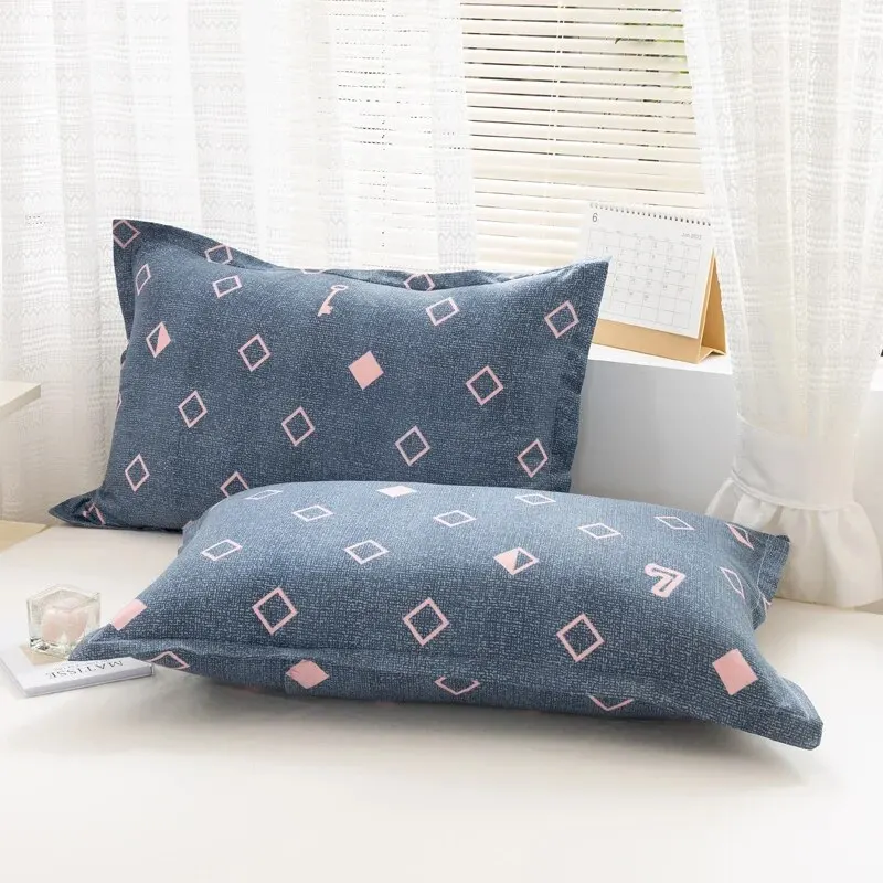 One Pair of Washable Pillowcases, Single Pillowcase Set, 48cm X 74cm, 2 Household Pillowcase Covers