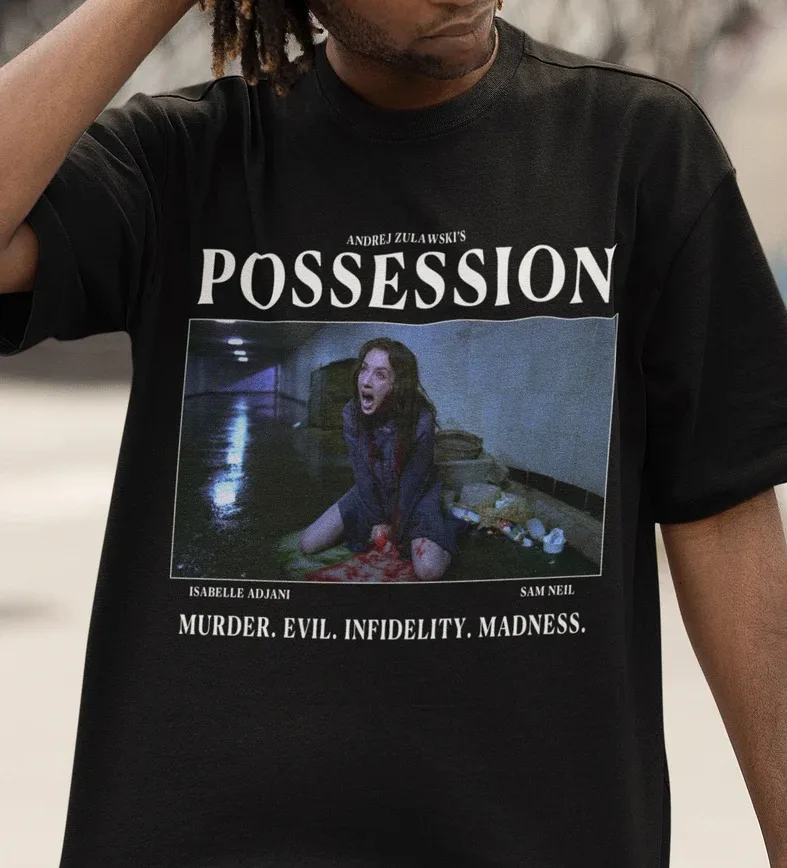 Possession Movie 1981 Vintage Gift for Horror Enthusiasts Isabelle Adjani Tshirt