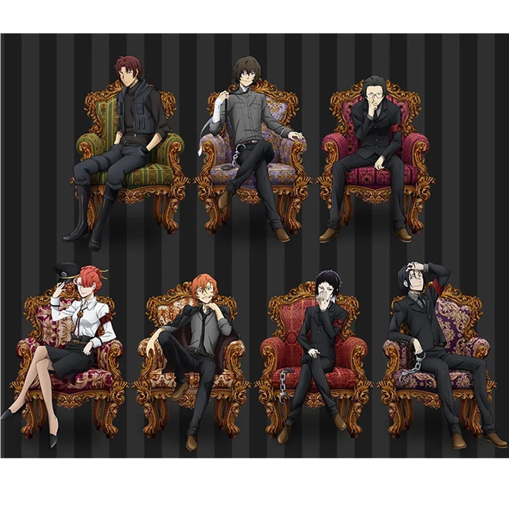 Anime Ryunosuke Akutagawa Atsushi Nakajima Osamu Dazai Figures Doll Game Acrylic Stands Model Cosplay Toy for Gift