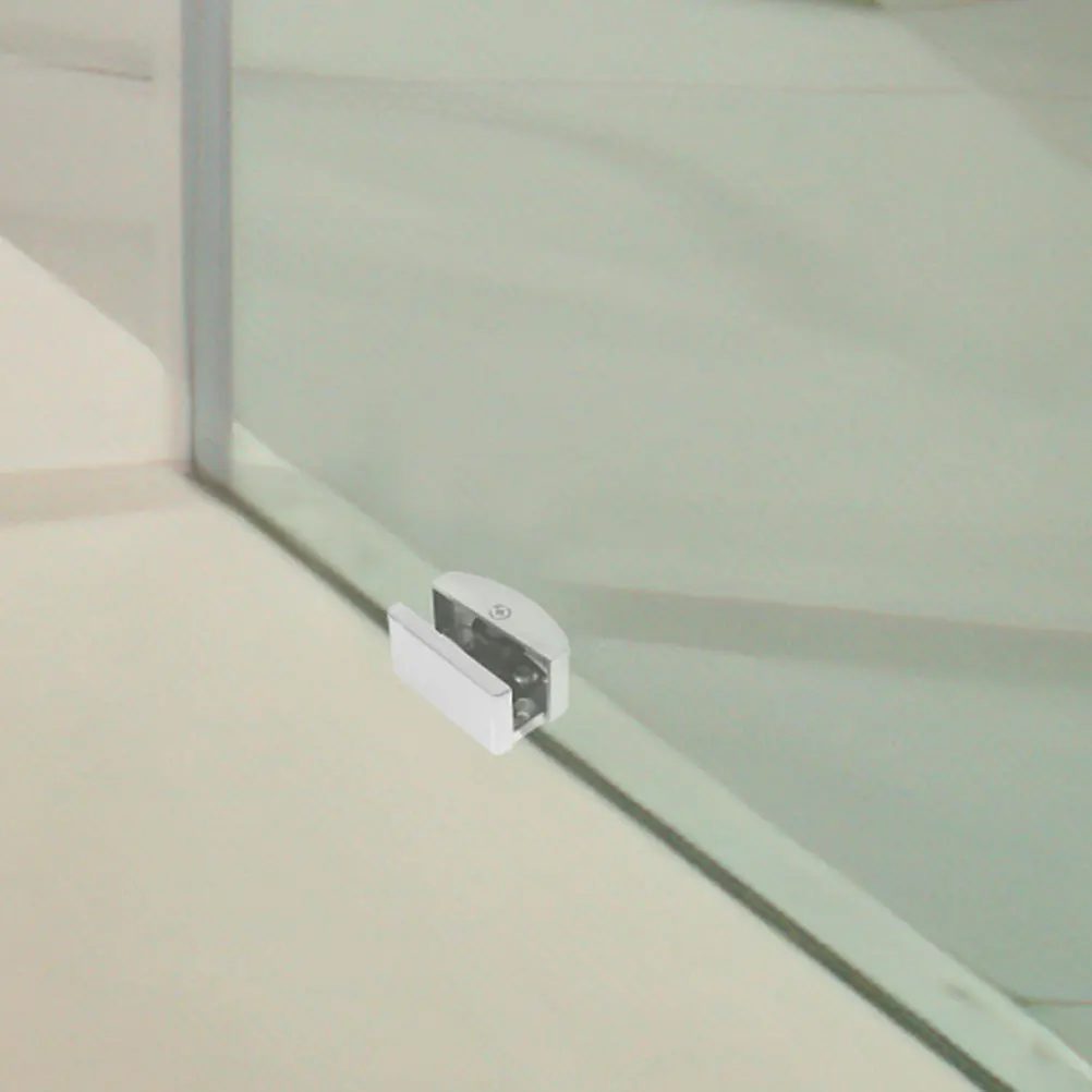 

4pcs Glass Door Guide For 5-14Mm Sliding Shower Doors Adjustable Bottom Track Anti-Friction Roller Pulley Replacement Parts