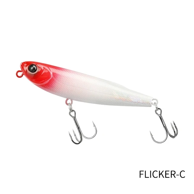 TSURINOYA FLICKER 70F Z Dog Topwater Walker Angelköder 70mm 8,4g Künstlicher Pencil Floating Stick Hard Bait für Barsch und Hecht