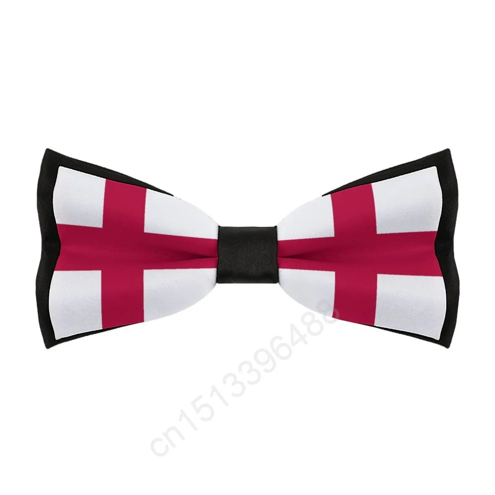 New Polyester ENGLAND Flag Bowtie for Men Fashion Casual Men's Bow Ties Cravat Neckwear For Wedding Party Suits Tie