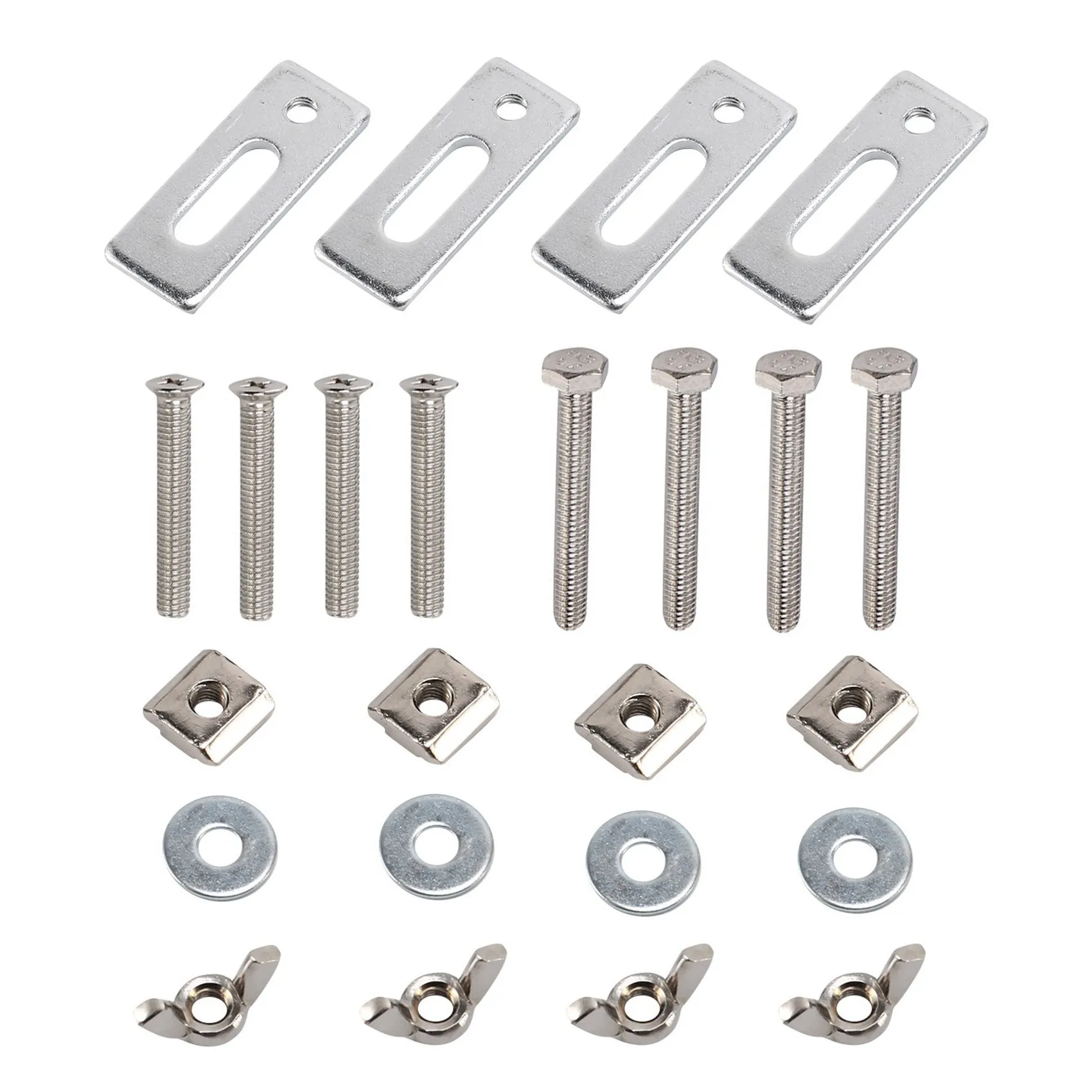 4 Pack T-Track Clamp Mini T Track Hold Down Clamps Kit Compatible with 3018-PRO 3018-PROVer 1810-PRO CNC Router Machine