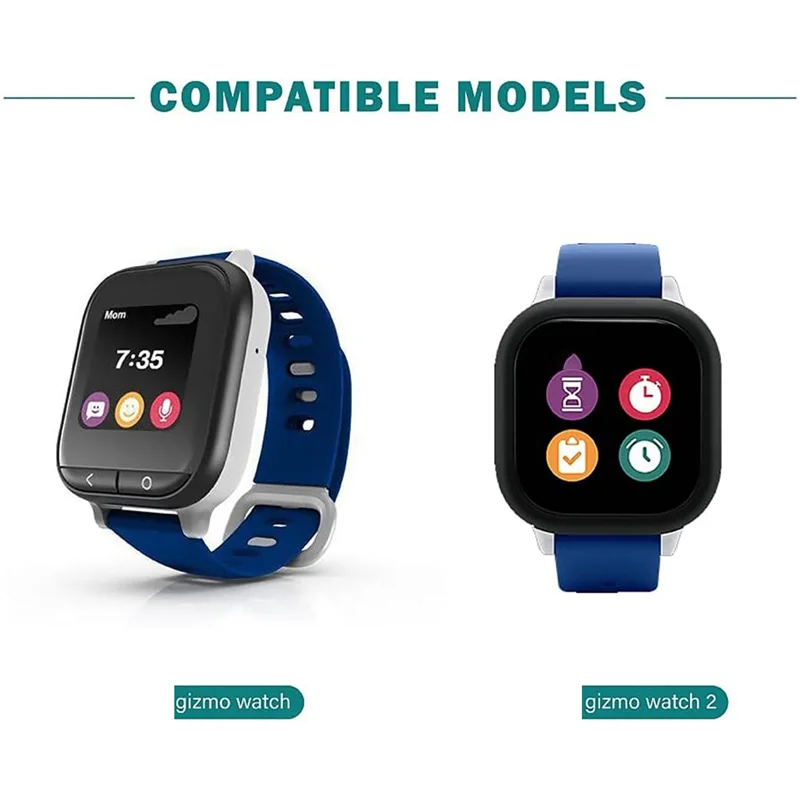 A73E-2-Pack Charger Dock For Verizon Gizmo Watch 1 2 3, Kids Smartwatch Accessories 1M