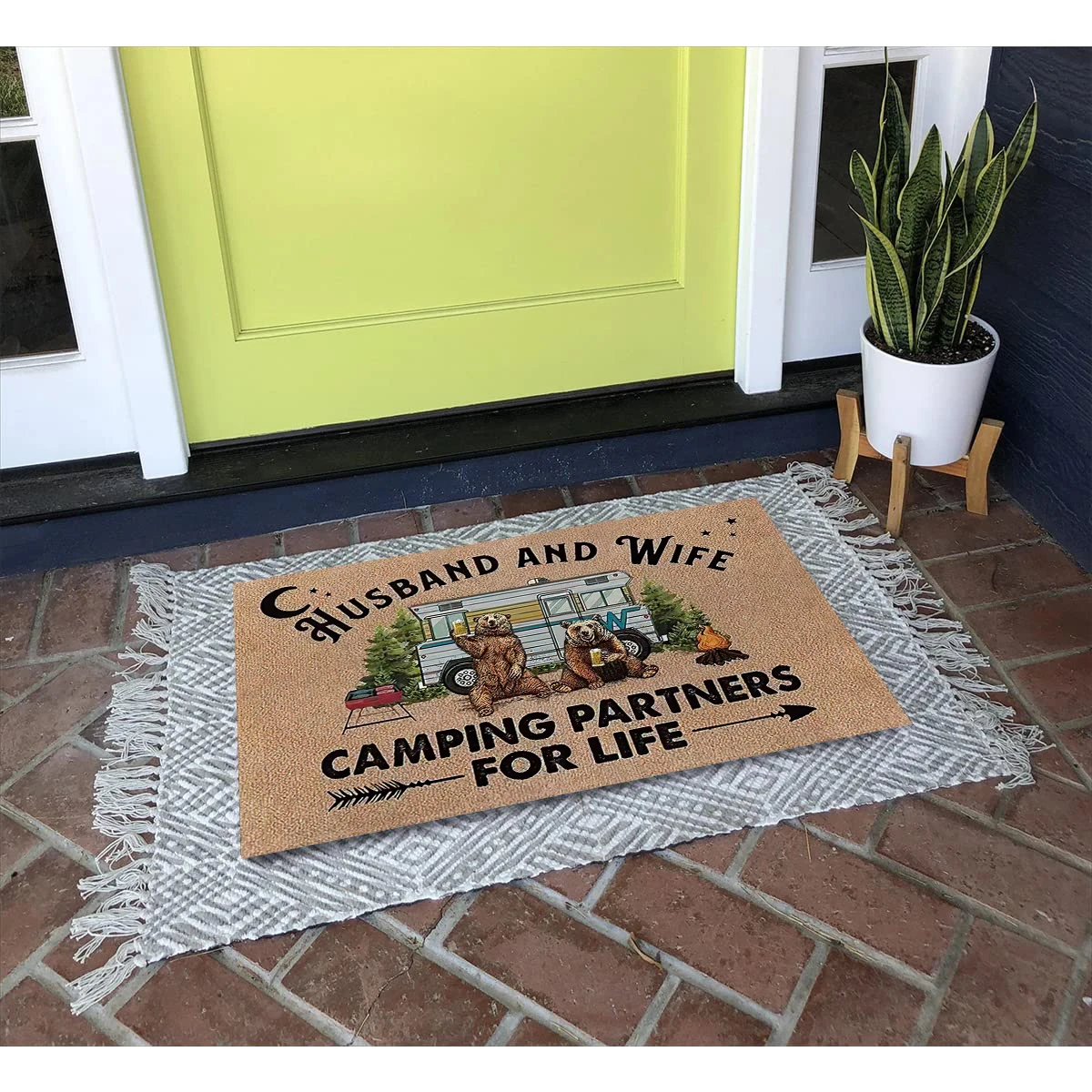 We Don't Skinny Dip We Chunky Doormat Rubber Bathroom Kitchen Mat Garden Garage Door Floor Mat Non-Slip Carpet Entrance Rug