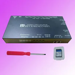 T8K/K8/K16 Manual switch 8CH Artnet to SPI Pixel controller addressable RGBW DMX512 pixel led strip controller