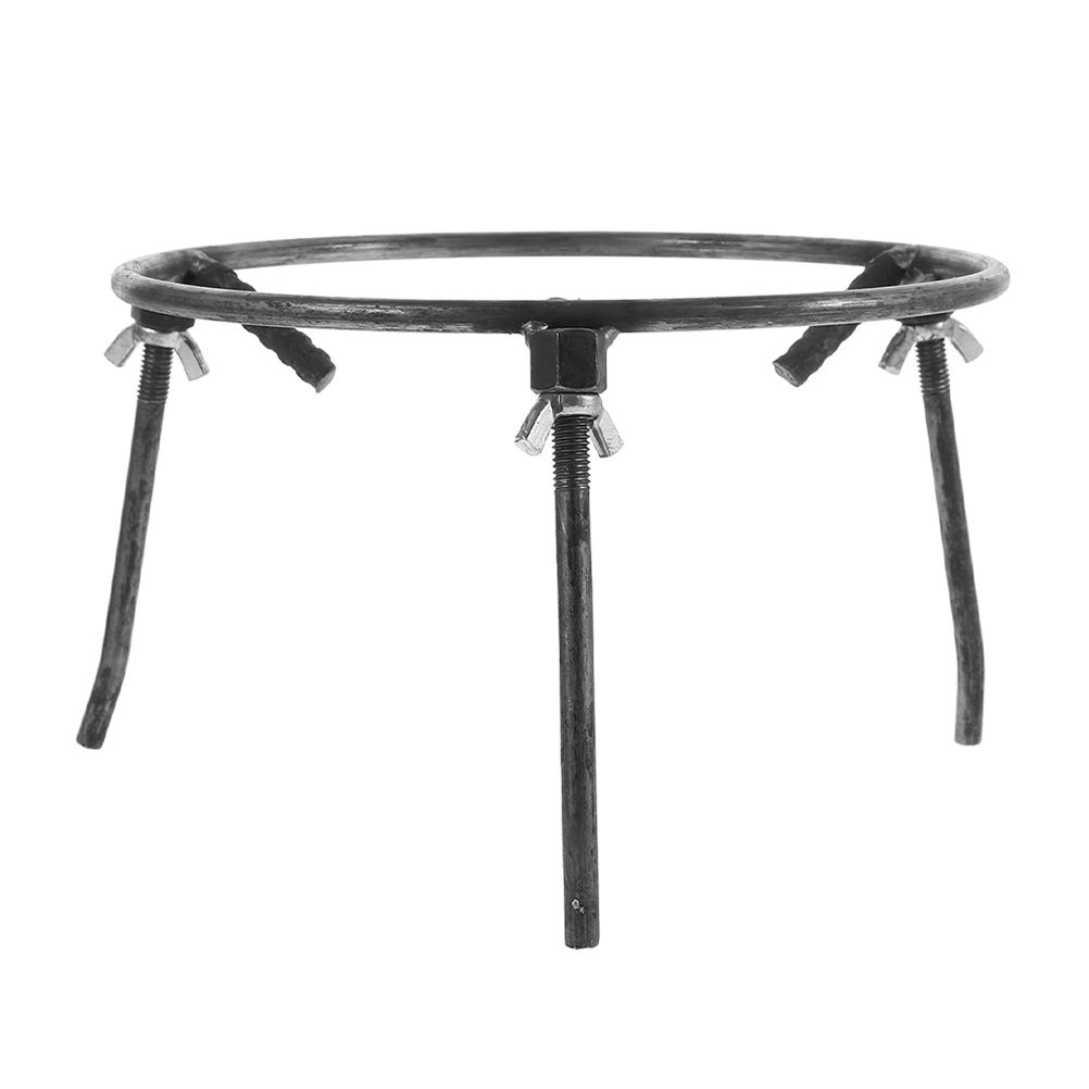 

Removable Pot Rack Backyards Patios Stand Triangle Barbecue Tripod Steel Campfire Hanging