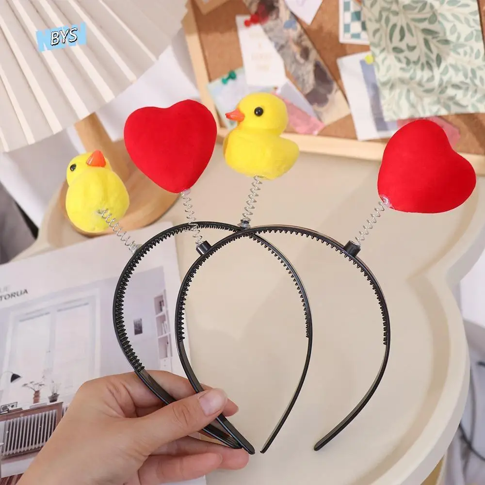 

Star Yellow Duck Headband Sunflower Love Heart Cartoon Hair Hoop Animal Korean Style Children Hair Bands Children/Kids