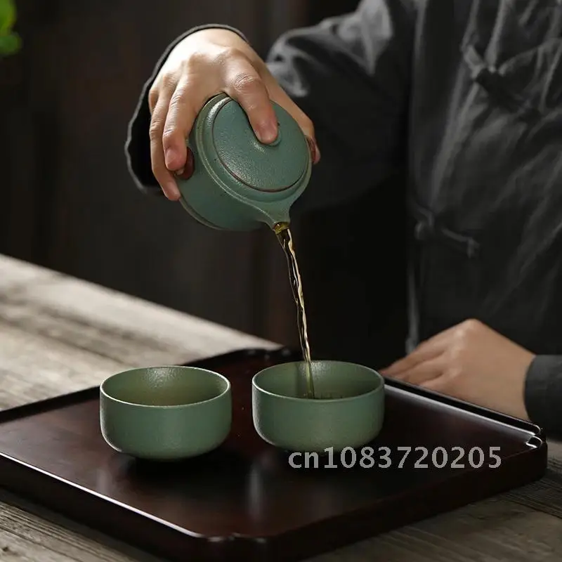 Tangpin Ceramic Teapot Gaiwan Tea Cup Porcelain Gaiwan Tea Sets Portable Travel Tea Sets Drinkware