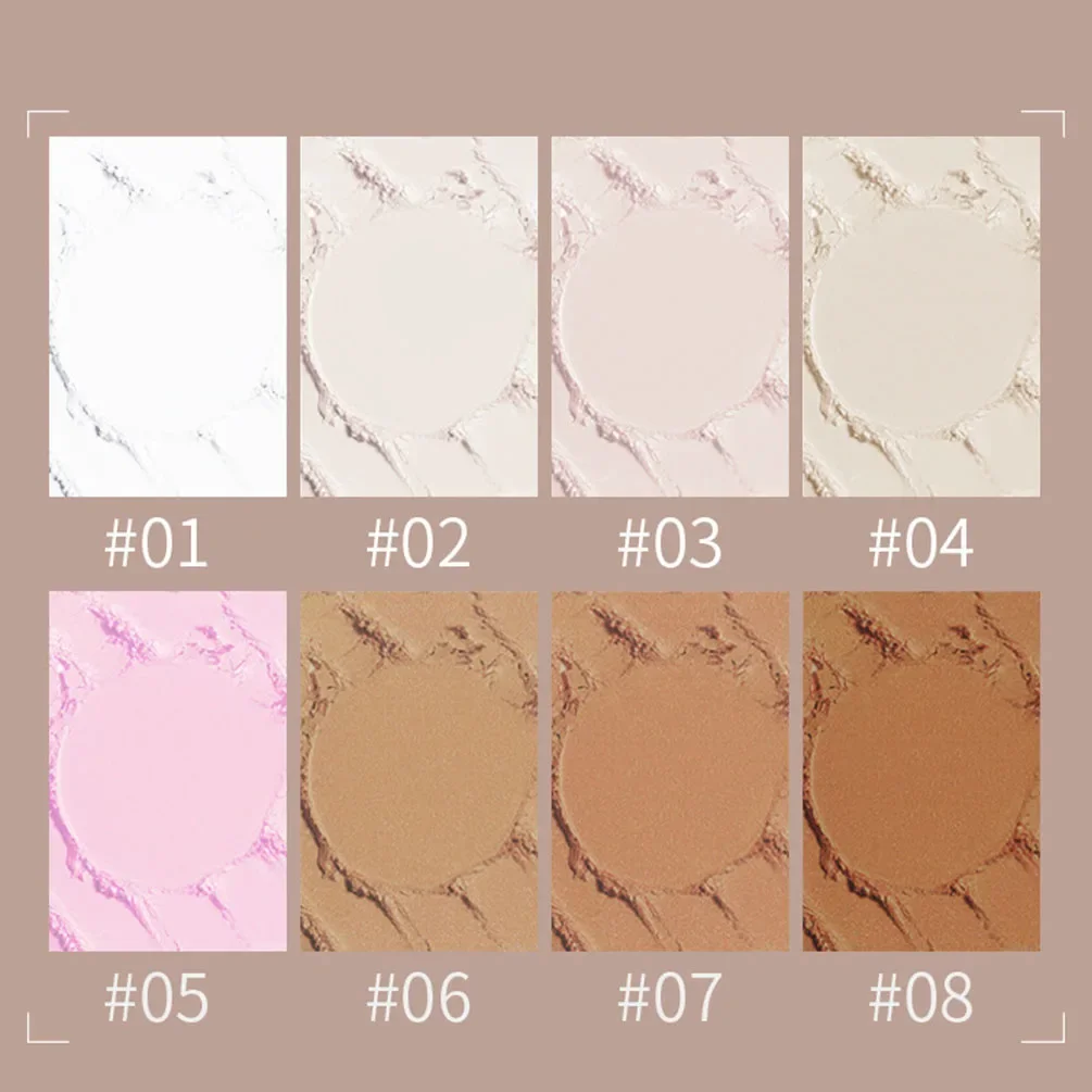 Private Label 8-Color Setting Powder Oil Control Sweat-proof Matte Shimmer Brighten Concealer Custom Logo Makeup Wholesale Vegan