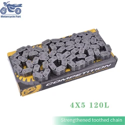4X5 120 Links Cam Timing Camshaft Timing Chain For SUZUKI GSXR600 GSXR750 For YAMAHA FZ6 YZF-R6 For HONDA CB400 For Benelli 600