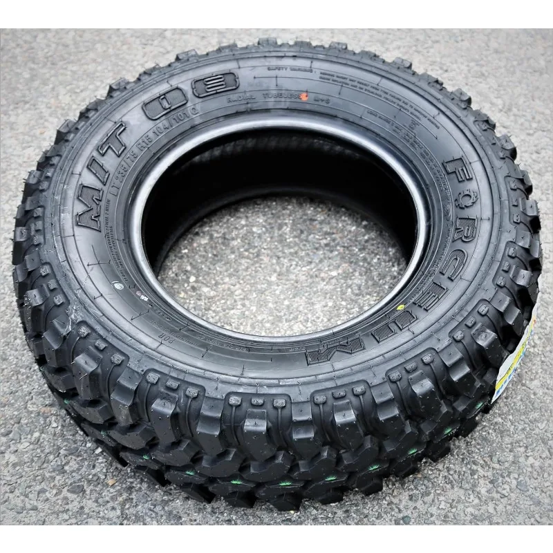 Conjunto de 4 pneus radiais para caminhão leve off-road de lama M/t 08-Lt235/75R15 235/75-15 104/101Q Faixa de carga C Lrc 6 camadas BSW B