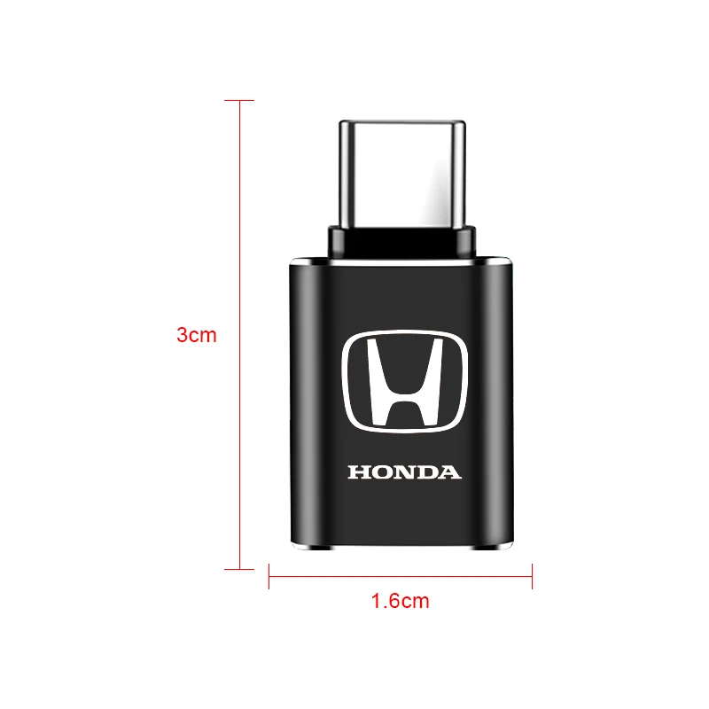 سيارة Usb نوع C محول كابل محول الشحن اكسسوارات السيارات لهوندا سيفيك صالح مدينة صرخة أكورد CB500 Cb650r فورزا 125 Hrv