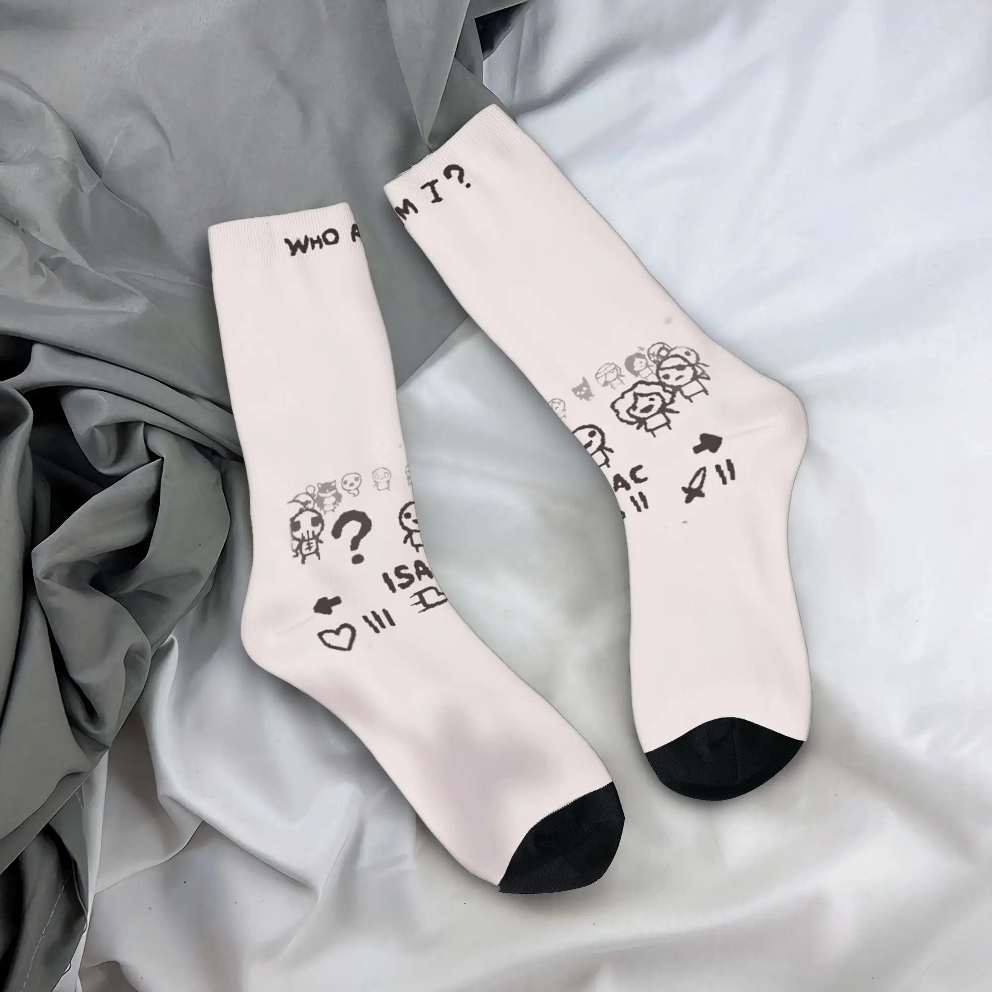 De binding van Isaac kousen heren sokken kwaliteit retro sokken herfst hardlopen sport antislip grafische sokken verjaardagscadeau