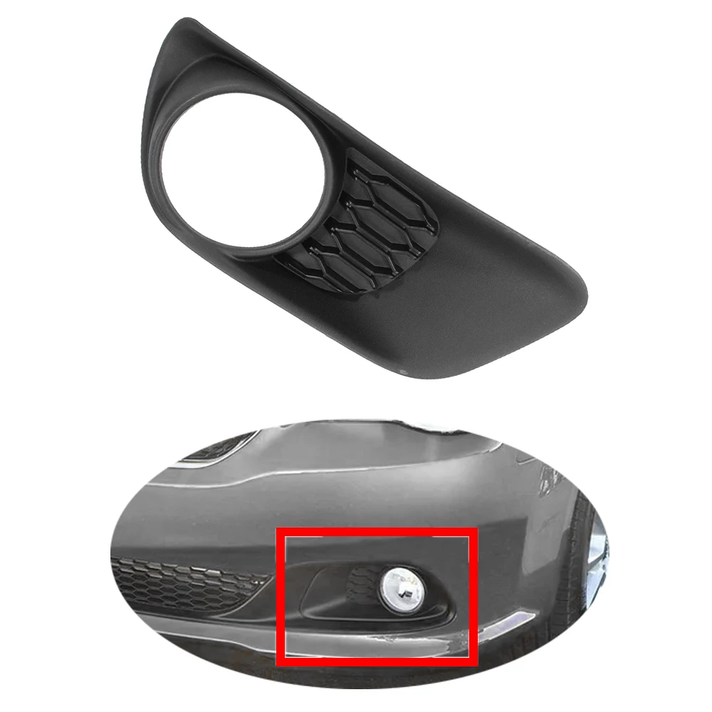 

Fog Light ABS Black Cover Car Front Bumpe Fog Light Lamp Bezel Suitable for Dodge Grand Caravan 68100698AA, 68100699AA