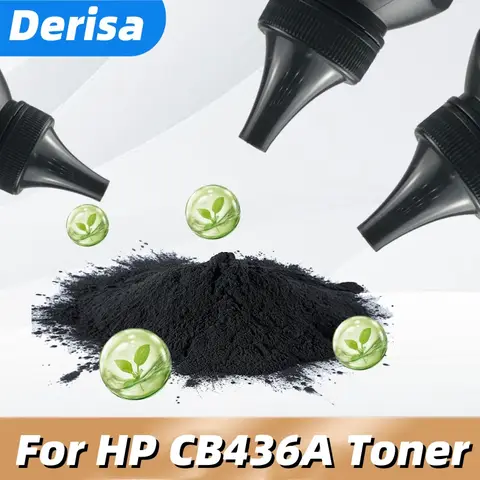 Black Toner Powder Compatible for HP CB436A LaserJet Pro M1120 M1522 P1505 Universal Printer Cartridge
