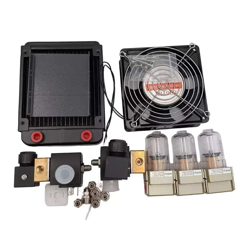 Common Rail Test Bench 220V Solenoid Valve Filter Radiator Flowmeter Accessories - view 3