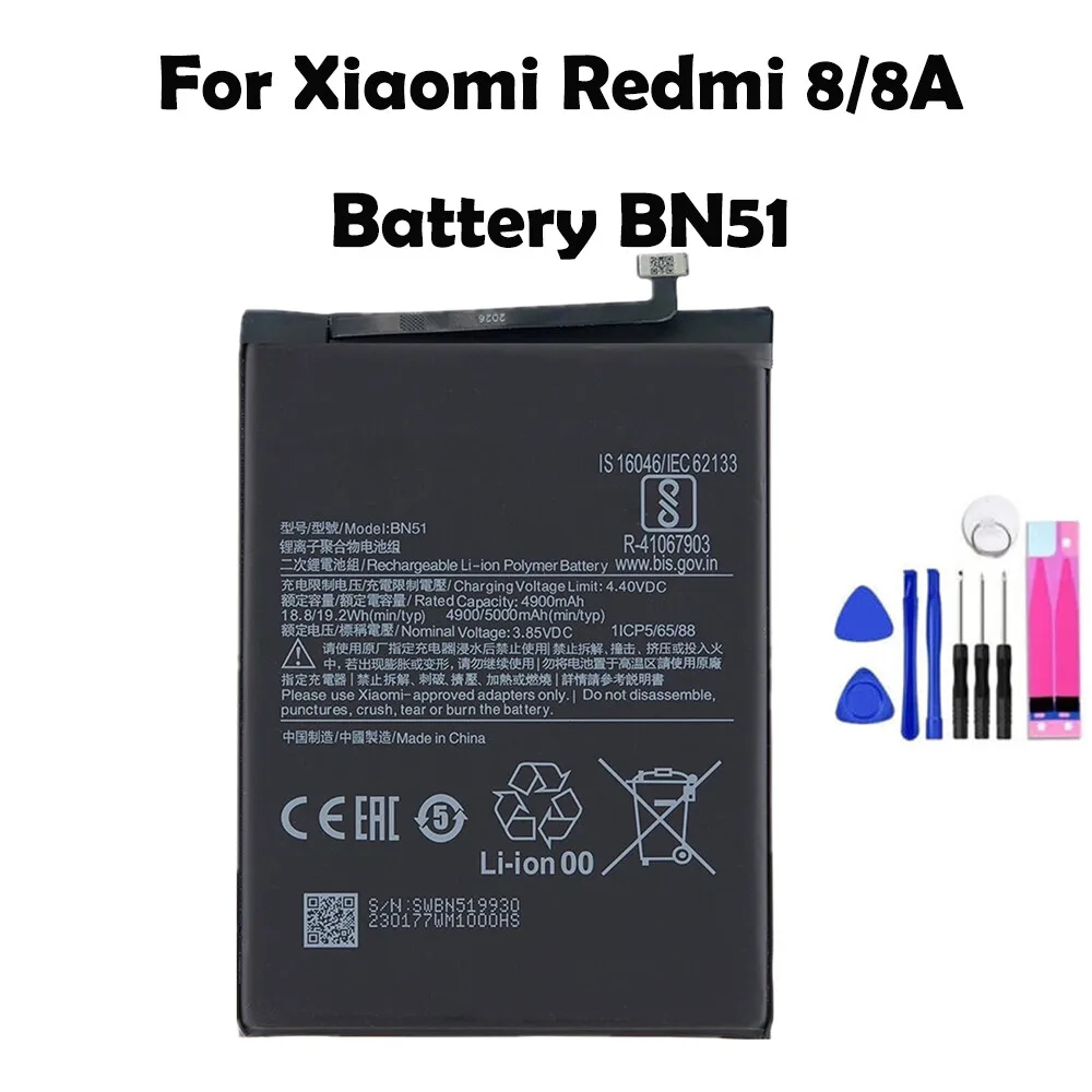 

For Xiaomi Redmi 8/8A Battery BN51 Replacement Tools